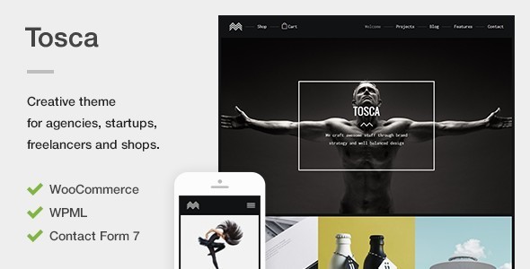Tosca - A Fresh Creative Portfolio & Ecommerce WordPress Theme Logo